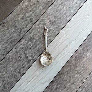 Grande Baroque by Wallace Sterling Silver Christmas 2000 Sugar Spoon